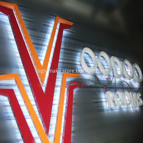 Metal Reverse LED Channel Letters Fabrication Cost